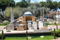 Antalya, Turkey - July 1, 2022: Model of Istanbul Hagia Sophia at Dokuma Park, a popular park with play areas, picnic spots and an