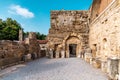 Antalya, Turkey - July 18, 2021: Sculptures and Ancient ruins in the Side Archeology Museum, Antalya, Turkey Royalty Free Stock Photo