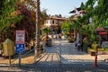 ANTALYA, TURKEY - JULY 08, 2018: View of the ancient streets of Kalei?i.