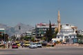 Antalya, Turkey - June 23, 2022: View of Liman neighbourhood in Konyaalti district of Antalya, a popular place among Russian