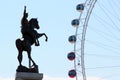 Antalya, Turkey - May 13, 2022: Equestrian statue of Ataturk at Antalyaspor Junction in Konyaalti district of Antalya