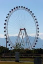 Antalya, Turkey - May 13, 2022: Ferris wheel in Heart of Antalya amusement park near Migros 5M shopping mall, a popular place in Royalty Free Stock Photo