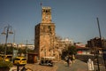 Antalya, Turkey - may 2023 Old town Kaleici panoramic view with mosque minaret and Clock Tower. Royalty Free Stock Photo