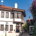 Cityscape in historical city center of Antalya, Turkey Royalty Free Stock Photo