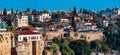 General top view of Kaleici, coastal historical city center of Antalya, Turkey Royalty Free Stock Photo