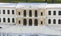 Antalya, Turkey, October 17, 2022. Layout of an old historical building with doors and windows