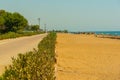ANTALYA, TURKEY: Scenic view of coastline in Lara beach