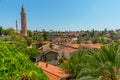 ANTALYA, TURKEY: Yivli Minare Mosque is a Landmark in Antalyas Old town Kaleici. Royalty Free Stock Photo