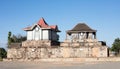 Royal tombs at the Rova of Antananarivo, a royal palace complex rova in Madagascar