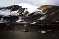 Antarctic crosses - Deception Island Royalty Free Stock Photo