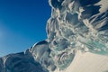 Antarctic Ice Cornice Royalty Free Stock Photo