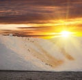 Antarctic ice island