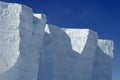 Antarctic ice shelf edge Royalty Free Stock Photo