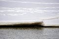 Antarctic ice shelf edge loneliness majestic meditation . Royalty Free Stock Photo