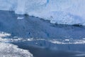 Antarctic Ice, Snow and a reflection Royalty Free Stock Photo
