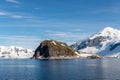 Antarctic landscape with iceberg at sea Royalty Free Stock Photo