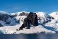 Antarctic landscape with iceberg at sea Royalty Free Stock Photo