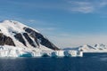 Antarctic landscape with iceberg at sea Royalty Free Stock Photo