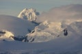 Antarctic Peninsula in the first morning light