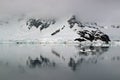 Antarctic reflection Royalty Free Stock Photo