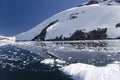 Antarctic reflections Royalty Free Stock Photo