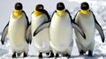 Antarctic's snowballs with their white icebergs and many types of marine mammals, including w