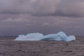 Antarctic seascape with iceberg