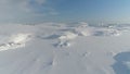 Antarctica aerial majestic landscape drone view