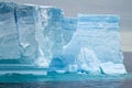 Antarctica - Antarctic Peninsula - Tabular Iceberg in Bransfield Strait Royalty Free Stock Photo