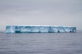 Antarctica - Antarctic Peninsula - Tabular Iceberg in Bransfield Strait Royalty Free Stock Photo