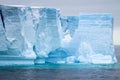 Antarctica - Antarctic Peninsula - Tabular Iceberg in Bransfield Strait Royalty Free Stock Photo