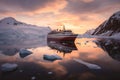 Antarctica cruise. Generate Ai