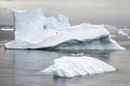 Antarctica - Non-Tabular Iceberg Floating In The Southern Ocean