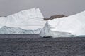Antarctica - Non Tabular Iceberg - Global warming Royalty Free Stock Photo