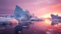 Antarctica is a place of wonder, AI Generative Royalty Free Stock Photo