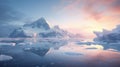 Antarctica is a place of wonder, AI Generative Royalty Free Stock Photo