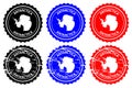 Antarctica rubber stamp