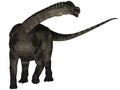 Antarctosaurus - 3D Dinosaur Royalty Free Stock Photo