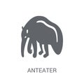 Anteater icon. Trendy Anteater logo concept on white background
