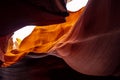 Antelope Canyon - amazing colors of the sandstone rocks Royalty Free Stock Photo