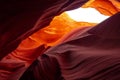 Antelope Canyon - amazing colors of the sandstone rocks Royalty Free Stock Photo