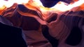 Antelope Canyon - amazing colors of the sandstone rocks Royalty Free Stock Photo