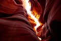 Antelope Canyon - amazing colors of the sandstone rocks Royalty Free Stock Photo