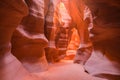 The Antelope Canyon of Arizona, USA