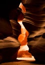 Antelope Canyon candle shape sand rocks in Arizona