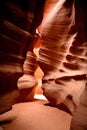 Antelope Canyon composition, scenic, Arizona USA. Royalty Free Stock Photo