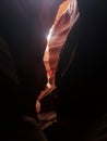 Antelope canyon fire crack