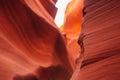 Antelope Canyon is the most photographed slot canyon Royalty Free Stock Photo