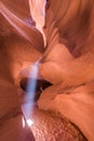 Antelope Canyon in the Navajo Reservation near Page, Arizona, USA. Royalty Free Stock Photo