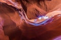 Antelope Canyon in the Navajo Reservation near Page, Arizona, USA. Royalty Free Stock Photo